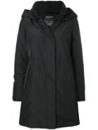 Woolrich Concealed Front Coat - Black
