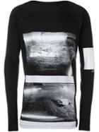 Julius Printed Sweatshirt, Men's, Size: 1, Black, Cotton/modal