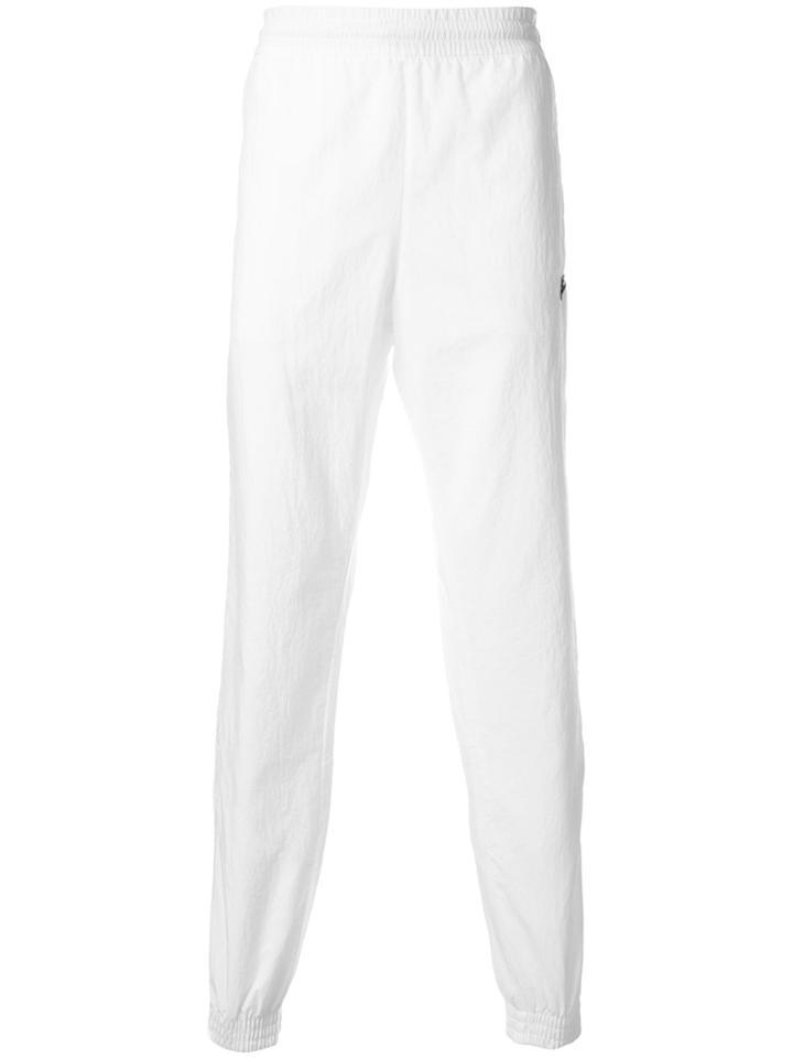 Nike Woven Logo Embroidered Track Pants - White