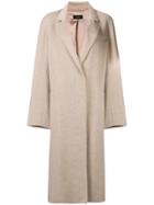 Joseph Single-breasted Coat - Nude & Neutrals