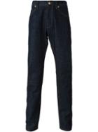 Versace Hand Stitches Jeans, Men's, Size: 33, Blue, Polyester/cotton