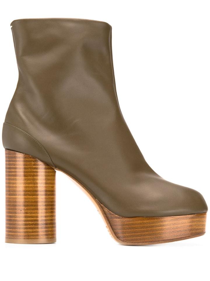Maison Margiela Tabi Platform Boots - Brown