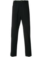 Nine In The Morning Classic Flat Front Trousers - Black