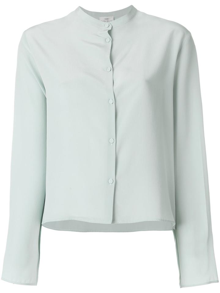 Forte Forte Band Collar Shirt - Blue
