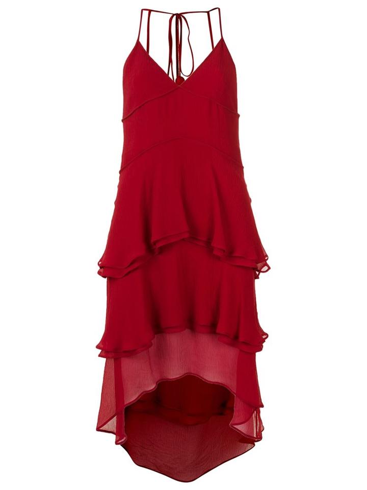 Reinaldo Lourenço V-neck Ruffled Dress