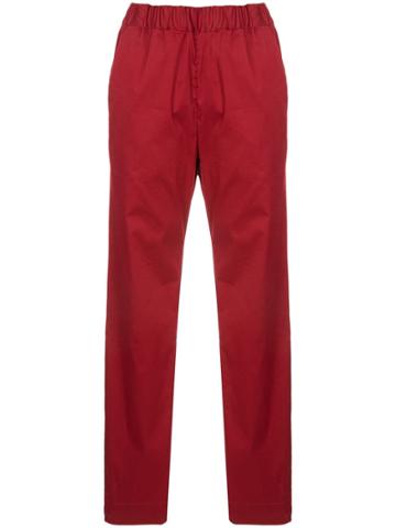 Lis Lareida Straight-leg Trousers - Red