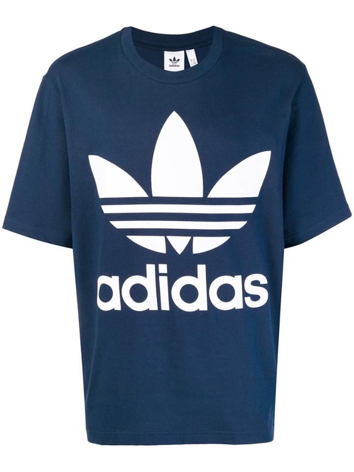 Adidas Oversize Trefoil T-shirt - Blue