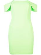 Jay Godfrey Off-shoulder Mini Dress - Green