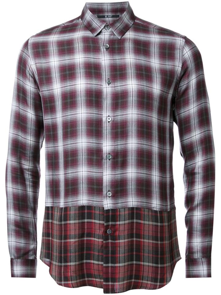 Hl Heddie Lovu Layered Checked Shirt - Multicolour