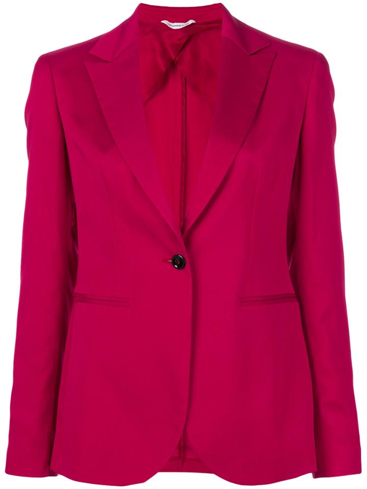 Tonello Classic Fitted Blazer - Pink & Purple