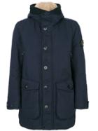 Stone Island Hooded Coat - Blue