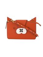Anya Hindmarch Mini Orange Leather Fox Bag - Yellow & Orange