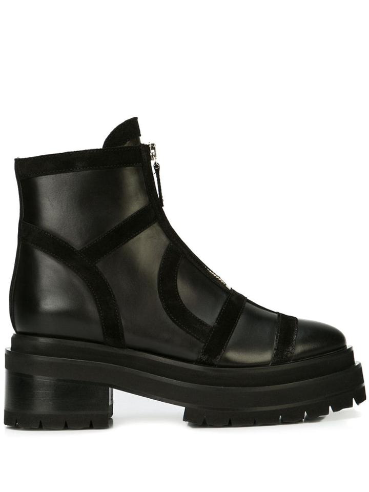Pierre Hardy Frame Ankle Boots - Black