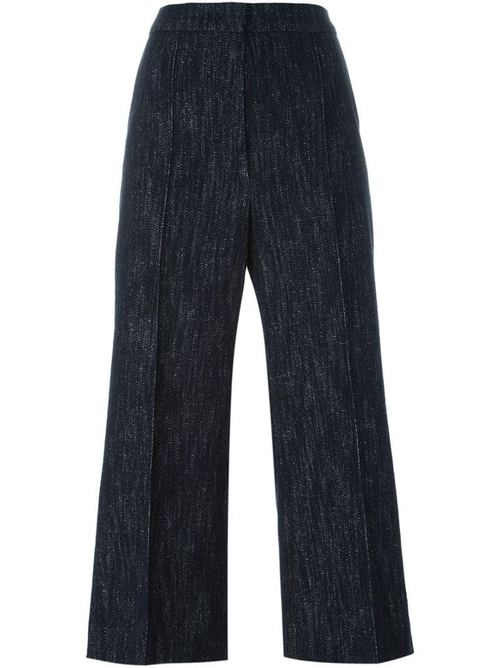 Sportmax Tailored Culottes, Women's, Size: 40, Blue, Cotton/polyamide