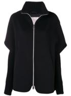 Herno Detachable Sleeve Coat - Black