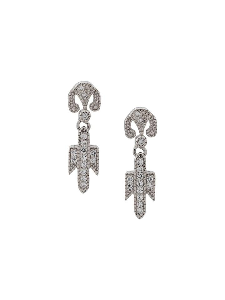V Jewellery Modern Earrings - Silver