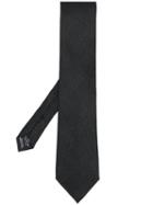 Tom Ford Silk Pointed Tip Tie - Black