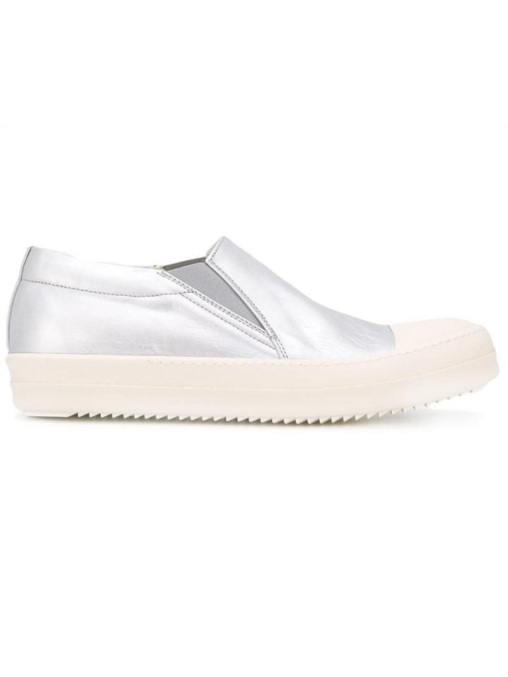 Rick Owens Drkshdw Slip-on Sneakers - Metallic