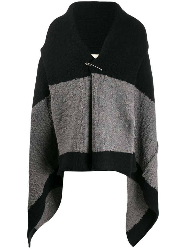 Daniel Andresen Delvaux Striped Cardigan - Black