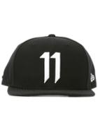 11 By Boris Bidjan Saberi Embroidered Logo Cap, Men's, Black, Polyester