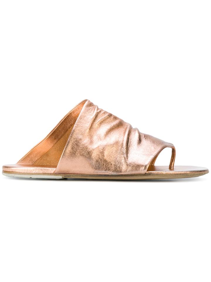 Marsèll Arsella Flip Flops - Metallic