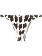 Solid & Striped Leopard-print Bikini Briefs - Neutrals