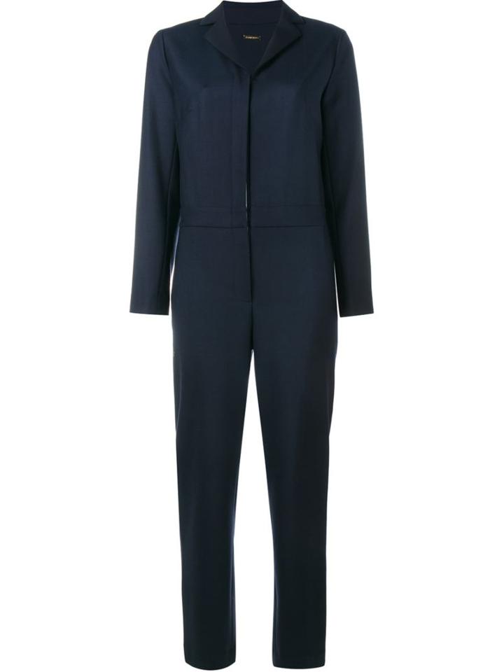 Adam Lippes Notched Lapel Jumpesuit