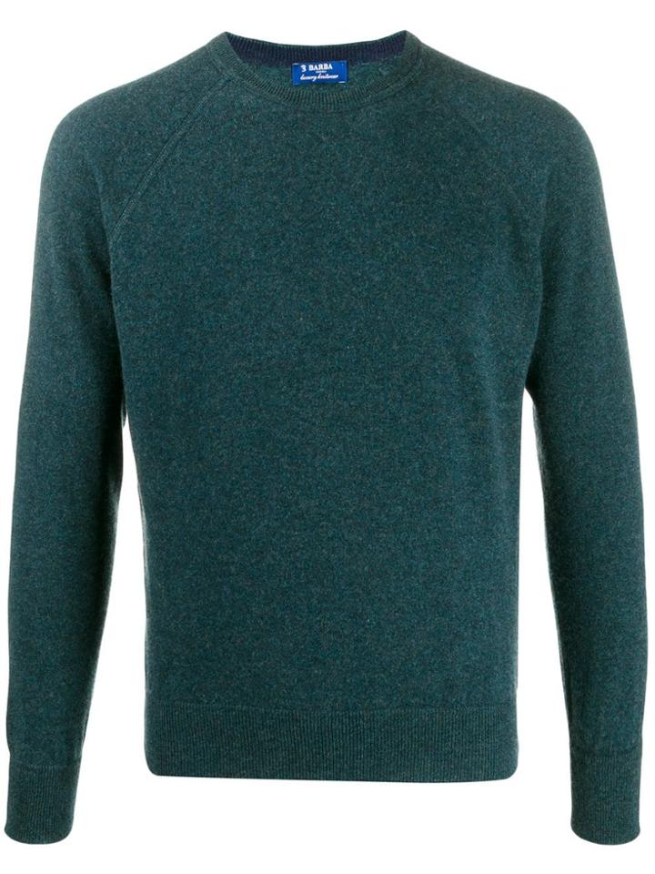Barba Cashmere Knit Jumper - Green