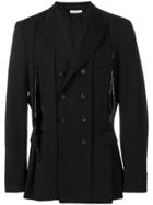 Comme Des Garçons Homme Plus Shredded Pleated Blazer - Black