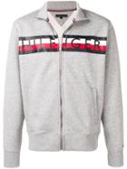 Tommy Hilfiger Logo Zipped Sweatshirt - Grey