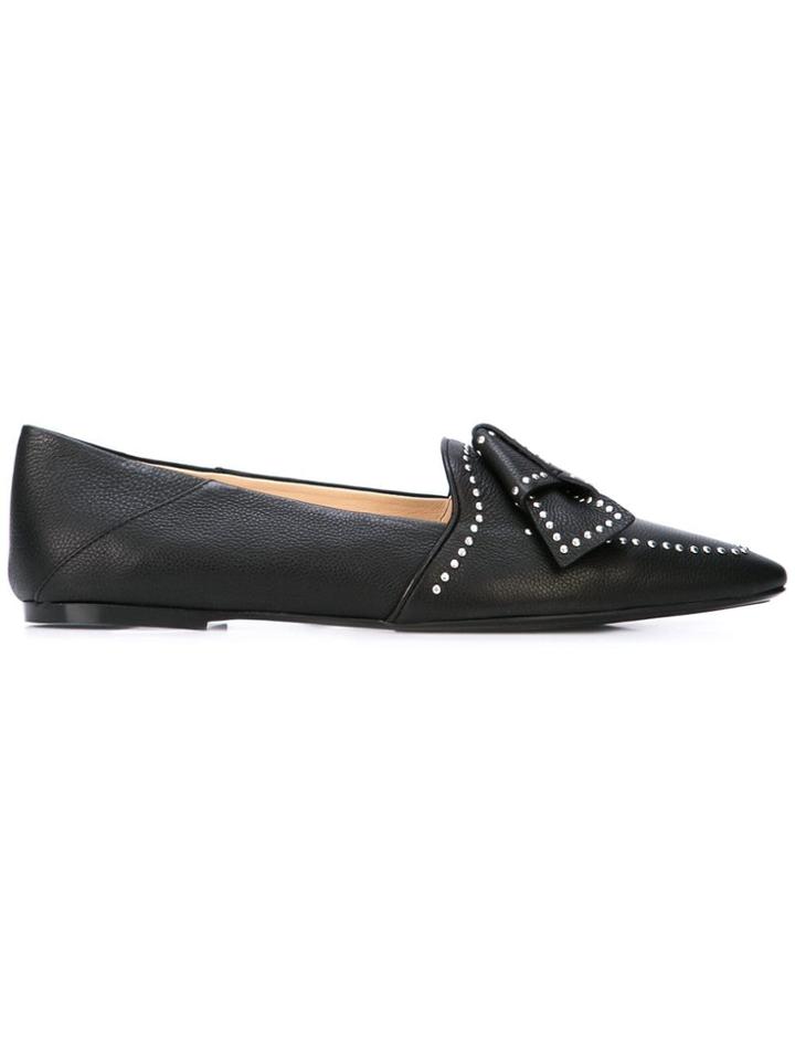 Tod's Studded Bow Loafers - Black