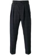 Lardini - Cropped Tailored Trousers - Men - Cotton/wool - 46, Blue, Cotton/wool