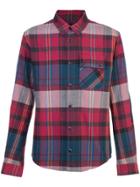 Aztech Mountain Plaid Loge Shirt - Red