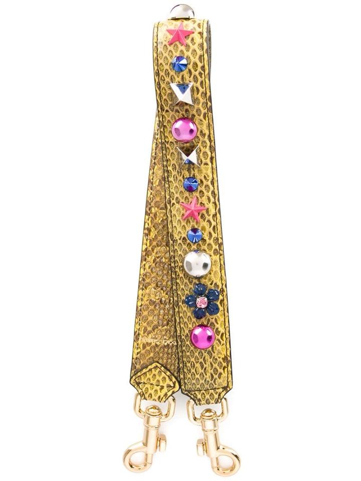 Dolce & Gabbana Embellished Bag Strap - Yellow