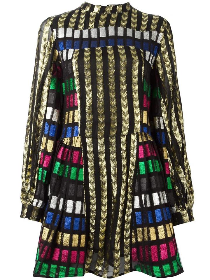 Dodo Bar Or 'penelope' Dress, Women's, Size: 42, Viscose/polyester/metallic Fibre