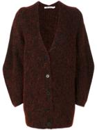 T By Alexander Wang Oversize Cardigan - Red