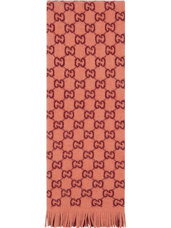 Gucci Sciarpa Gg Jacquard - Pink