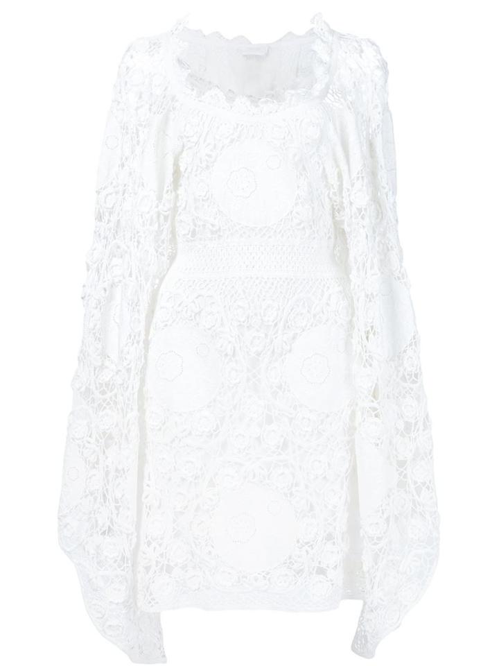 Chloé Off The Shoulder Lace Dress