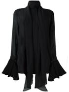 Ellery Bell Sleeve Blouse, Women's, Size: Medium, Silk