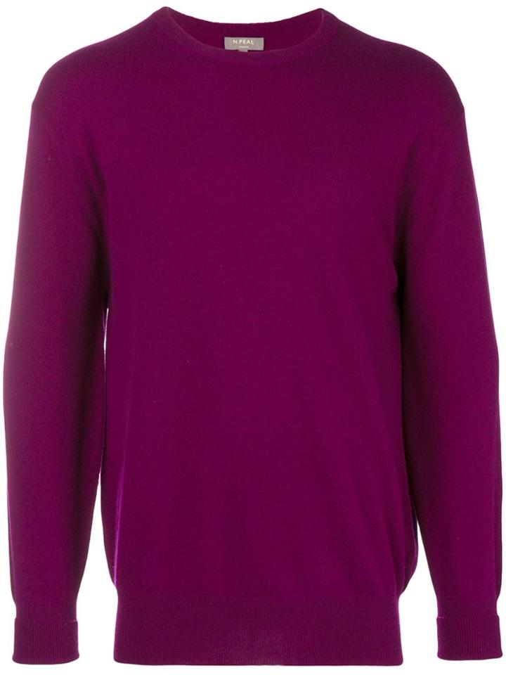 N.peal Cashmere Jumper - Pink & Purple