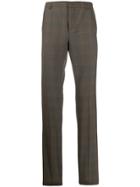 Prada Checked Tailored Trousers - Neutrals