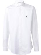 Neil Barrett - Small Heart Detail Shirt - Men - Cotton - 43, White, Cotton