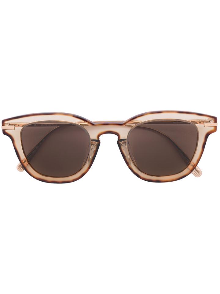 Ill.i.am - Wayfarer Frame Sunglasses - Unisex - Acetate/titanium - 48, Nude/neutrals, Acetate/titanium