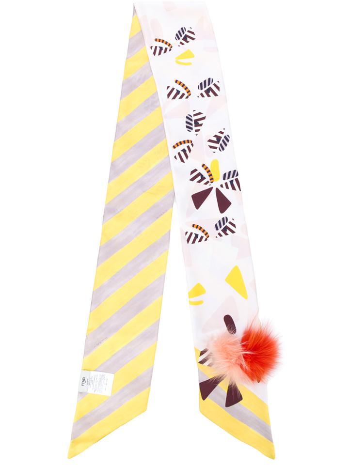 Fendi Printed Tie Scarf - Multicolour