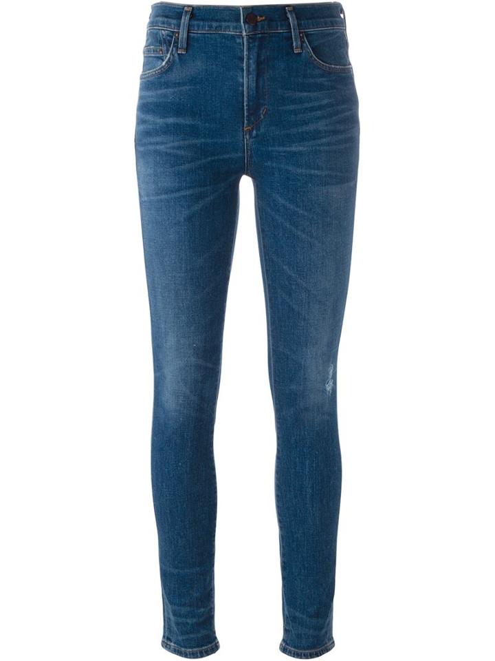 Citizens Of Humanity Skinny Fit Jeans, Women's, Size: 31, Blue, Cotton/spandex/elastane