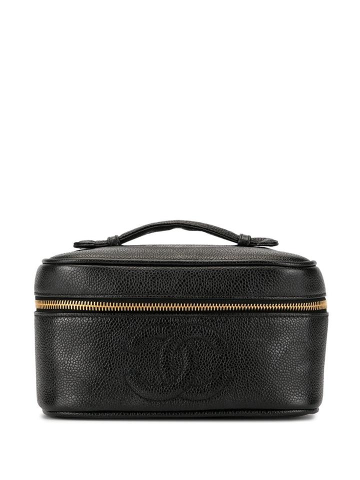 Chanel Pre-owned 1995 Cc Vanity Case - Black