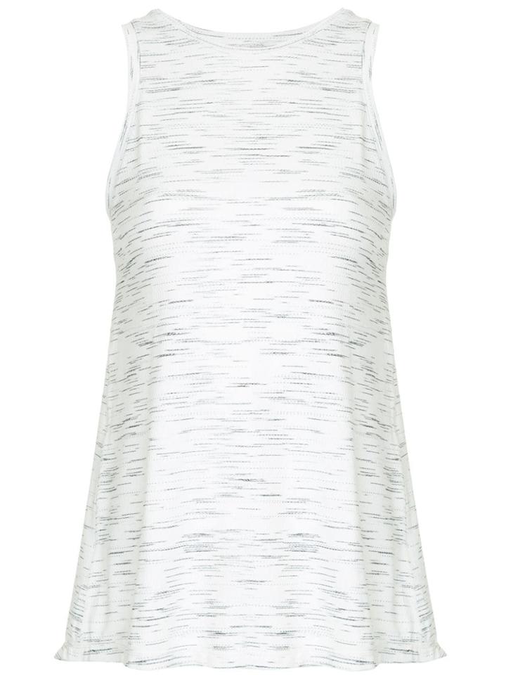 Nimble Activewear Tie-up Gather Workout Tank Top - White