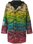 Amiri Gradient Parka Coat - Green