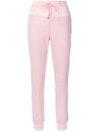Liu Jo Double Stripe Track Pants - Pink & Purple
