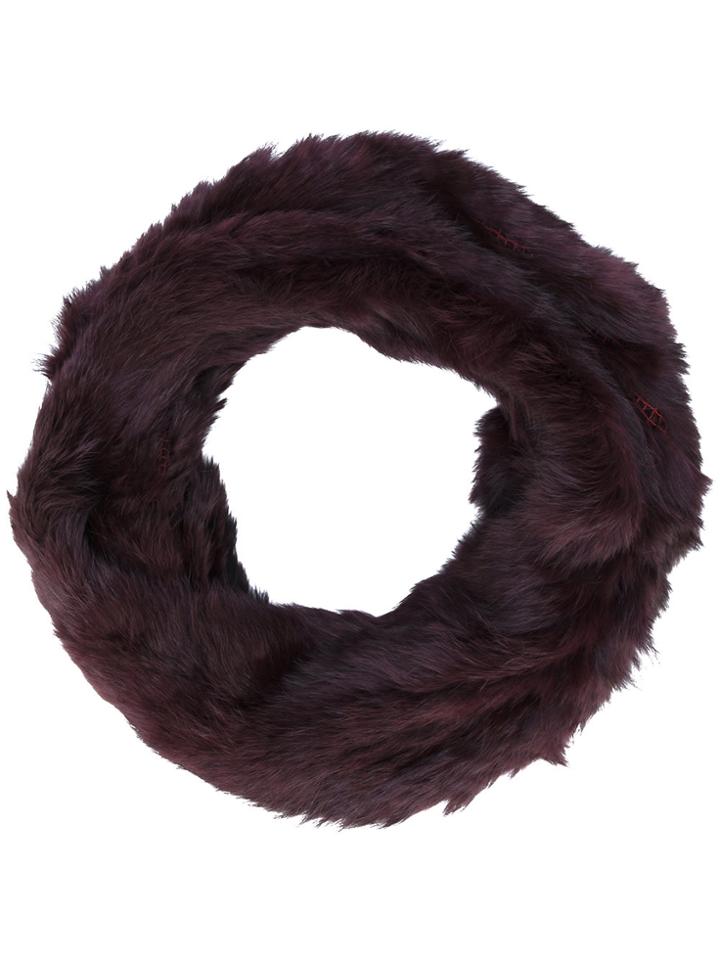 Yves Salomon Four Lapin Snood - Red